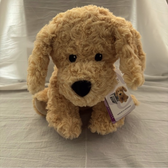 🎄🎁Warmies New Golden Dog Microwavable Lavender Scented & Weighted Comfort Plush - Picture 2 of 14